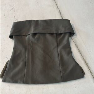 Aritzia Babaton Dark Olive Top